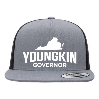 Virginia For Governor Glenn Youngkin Flat Bill Trucker Hat