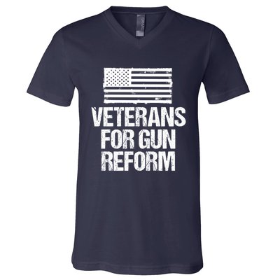 Veterans For Gun Reform V-Neck T-Shirt