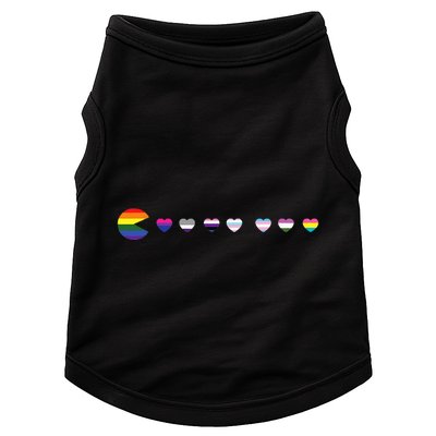 VideoGame Funny Gaming LGBTQ Ally Pride Flag Gamer Doggie Tank