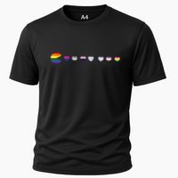VideoGame Funny Gaming LGBTQ Ally Pride Flag Gamer Cooling Performance Crew T-Shirt