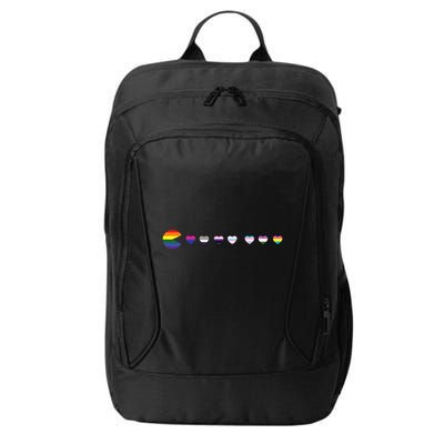 VideoGame Funny Gaming LGBTQ Ally Pride Flag Gamer City Backpack