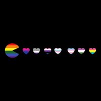 VideoGame Funny Gaming LGBTQ Ally Pride Flag Gamer 16 in Basic Backpack