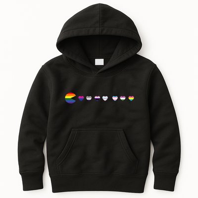 VideoGame Funny Gaming LGBTQ Ally Pride Flag Gamer Kids Hoodie
