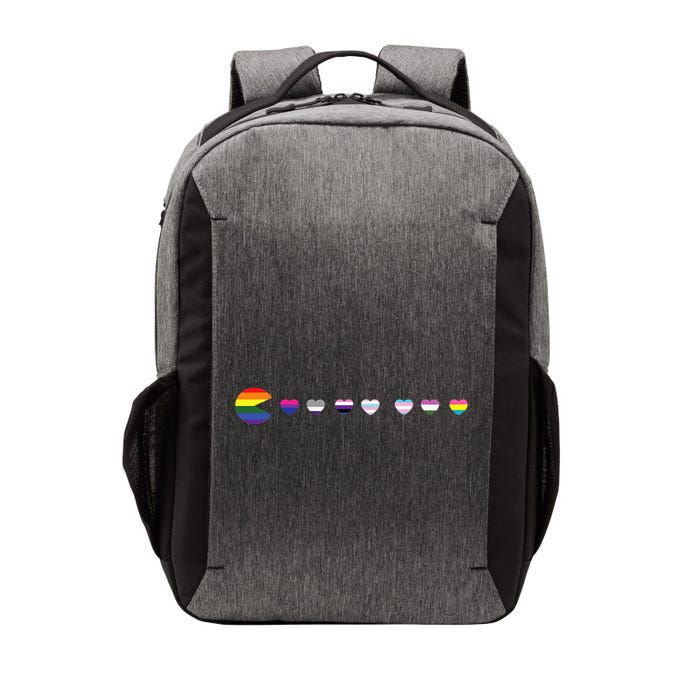 VideoGame Funny Gaming LGBTQ Ally Pride Flag Gamer Vector Backpack