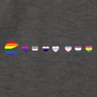 VideoGame Funny Gaming LGBTQ Ally Pride Flag Gamer Vector Backpack