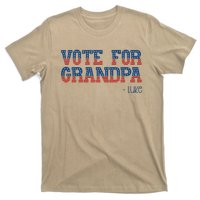 Vote For Grandpa Quote Luke Cute Grandson Trump 2024 Rally T-Shirt