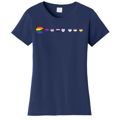 Videogame Funny Gaming Lgbtq Ally Pride Flag Gamer Women's T-Shirt