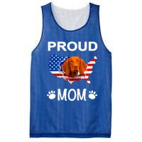 Vizsla Funny Gift Vizsla Dog Vizsla Proud Patriot Mom Cool Gift Mesh Reversible Basketball Jersey Tank