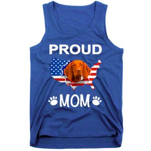 Vizsla Funny Gift Vizsla Dog Vizsla Proud Patriot Mom Cool Gift Tank Top