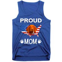 Vizsla Funny Gift Vizsla Dog Vizsla Proud Patriot Mom Cool Gift Tank Top