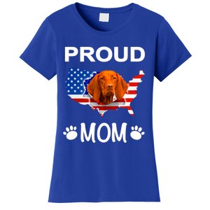 Vizsla Funny Gift Vizsla Dog Vizsla Proud Patriot Mom Cool Gift Women's T-Shirt