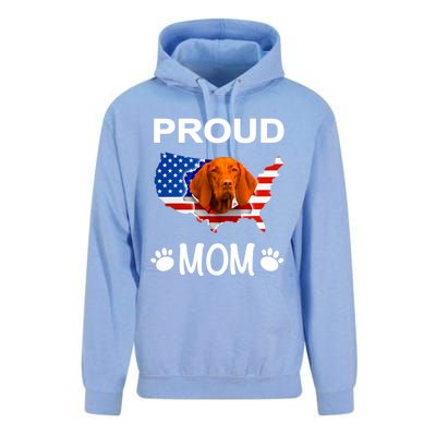 Vizsla Funny Gift Vizsla Dog Vizsla Proud Patriot Mom Cool Gift Unisex Surf Hoodie