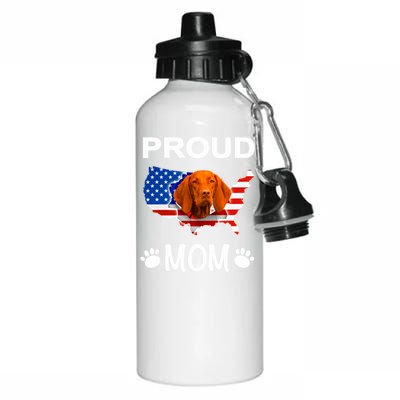 Vizsla Funny Gift Vizsla Dog Vizsla Proud Patriot Mom Cool Gift Aluminum Water Bottle