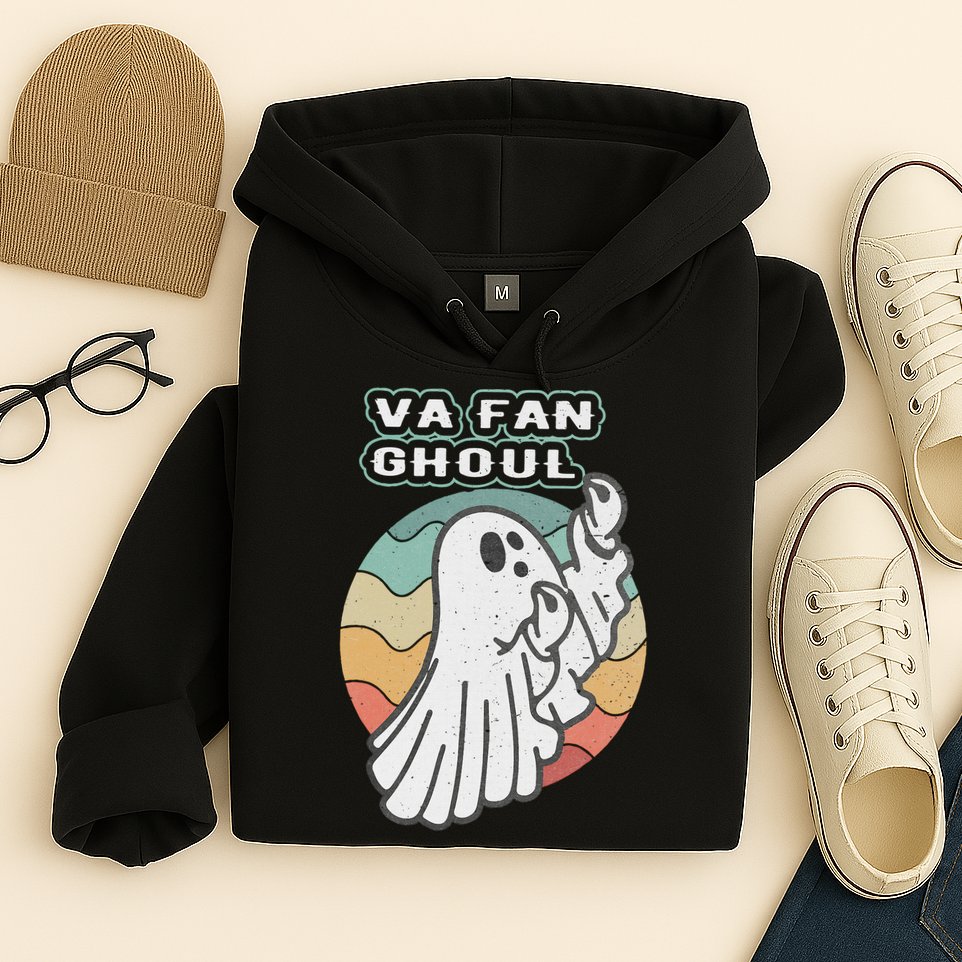 Va Fan Ghoul Funny Ghost Italian Halloween Hoodie
