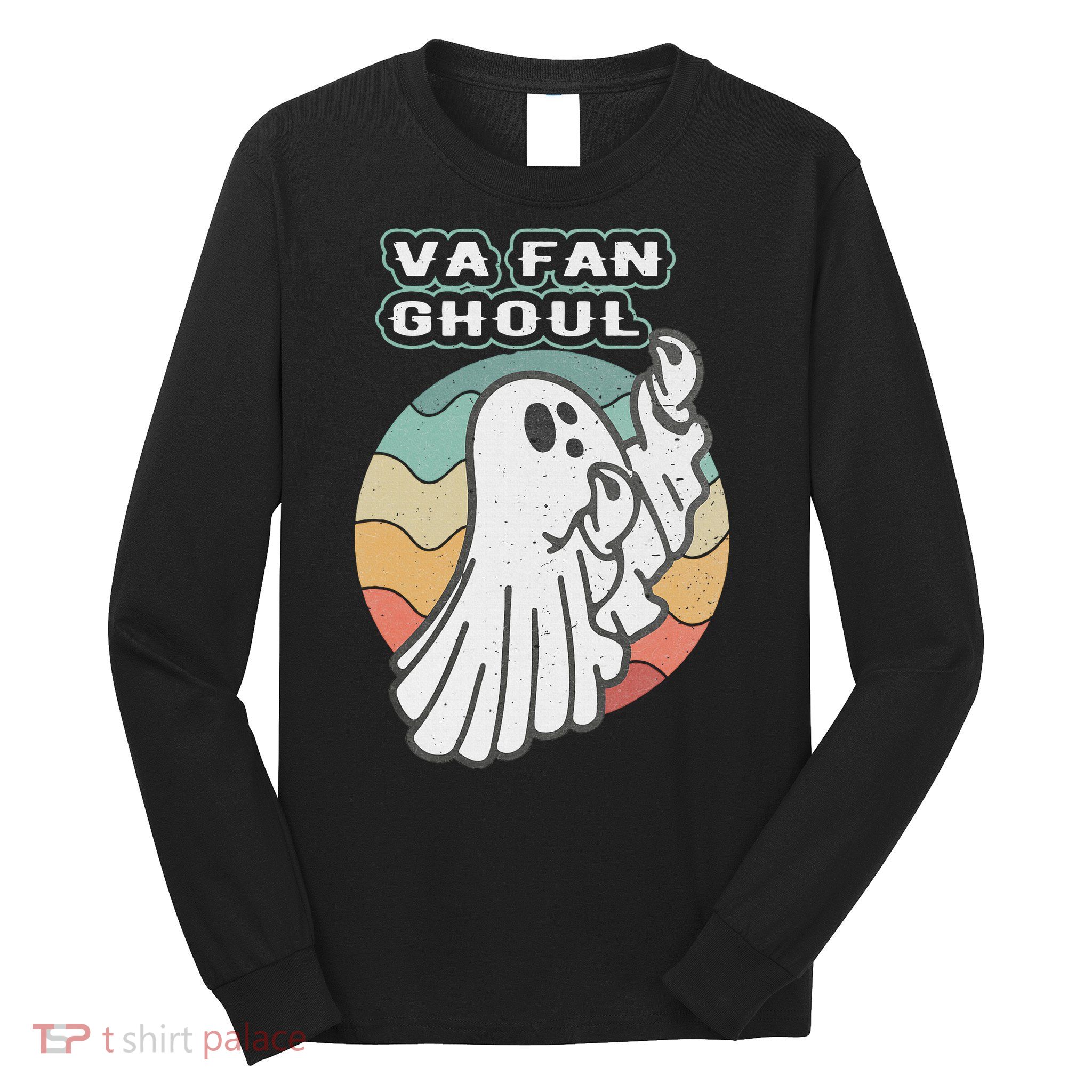 Va Fan Ghoul Funny Ghost Italian Halloween Long Sleeve Shirt