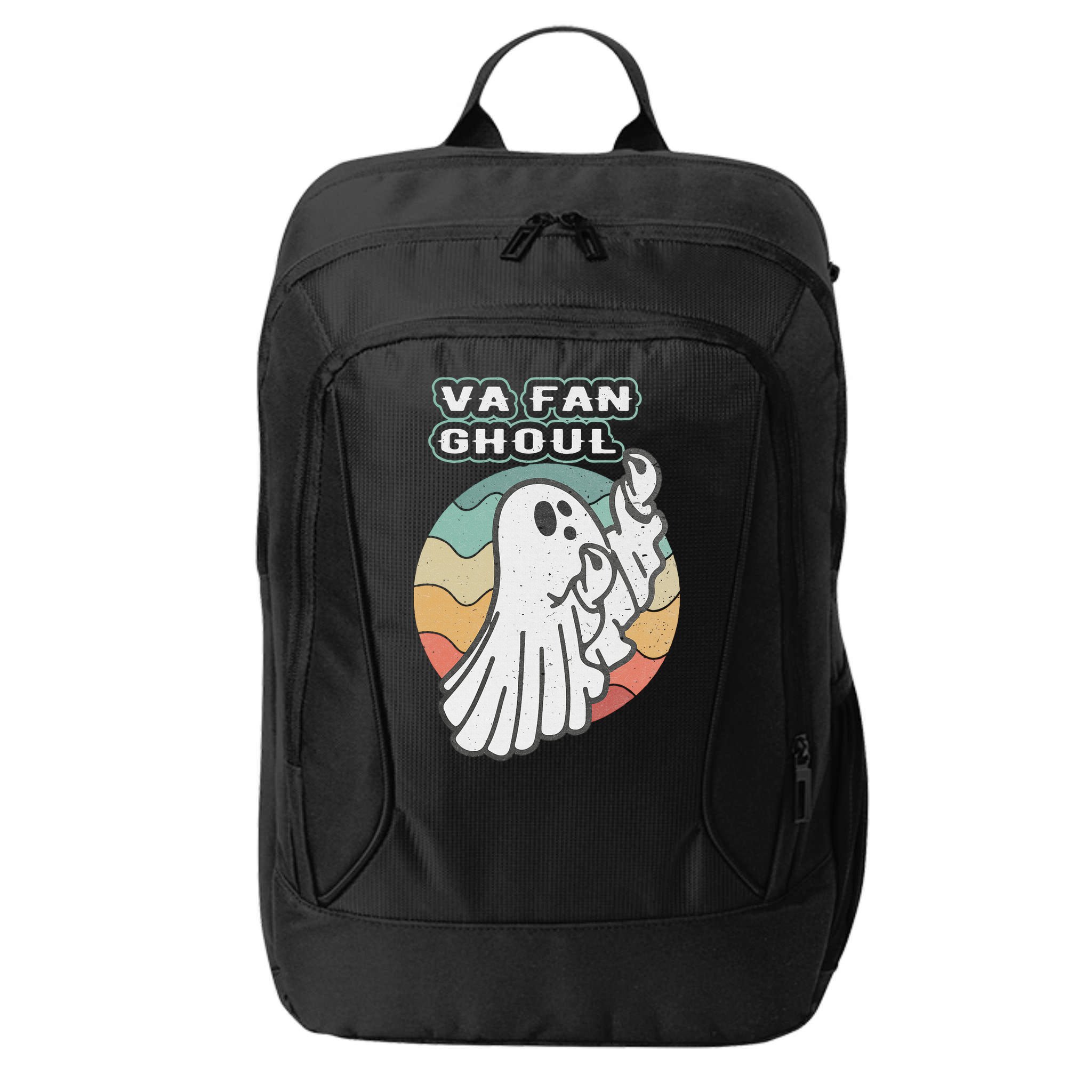Va Fan Ghoul Funny Ghost Italian Halloween City Backpack