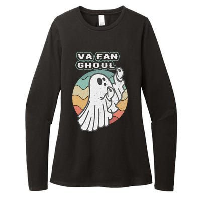 Va Fan Ghoul Funny Ghost Italian Halloween Womens CVC Long Sleeve Shirt