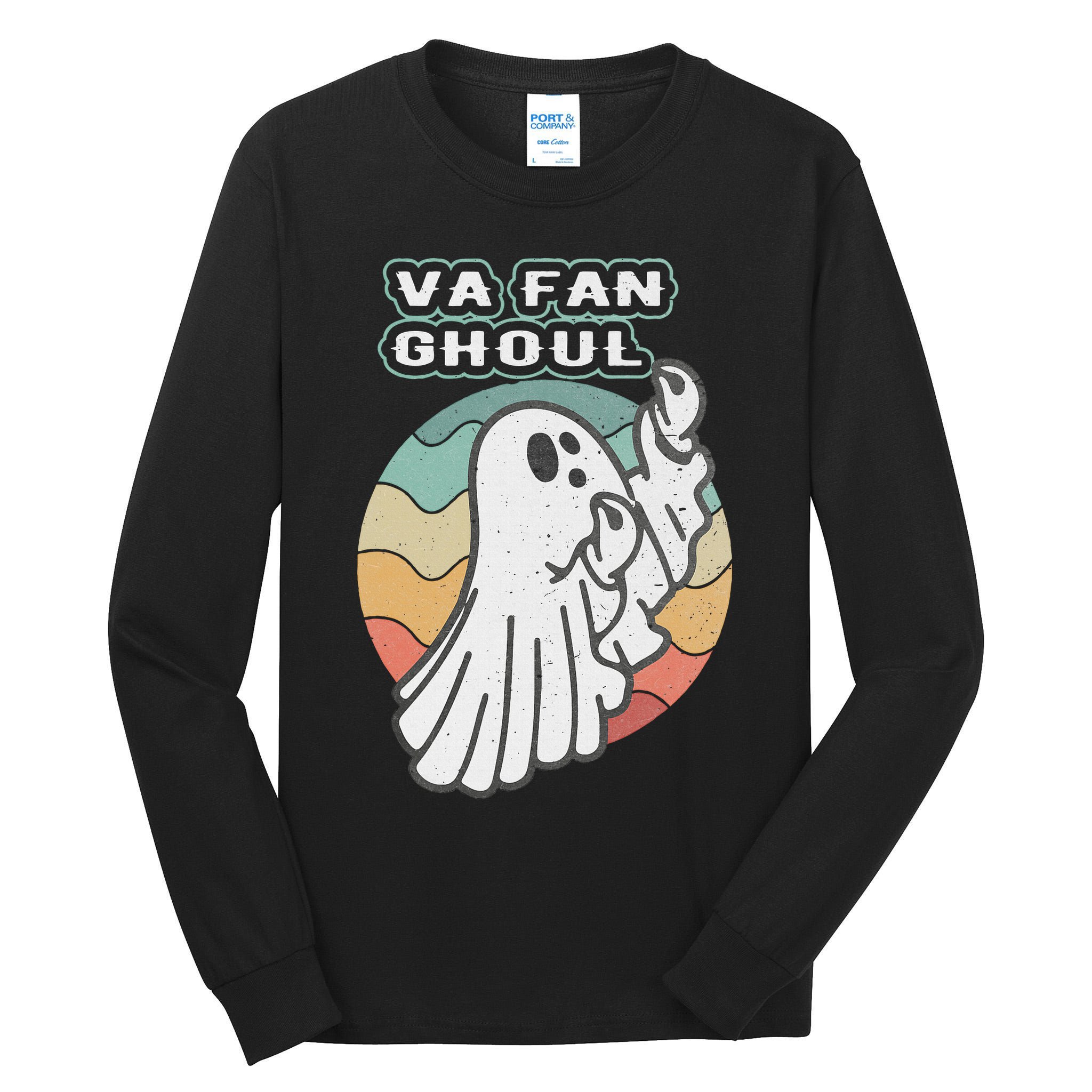 Va Fan Ghoul Funny Ghost Italian Halloween Tall Long Sleeve T-Shirt