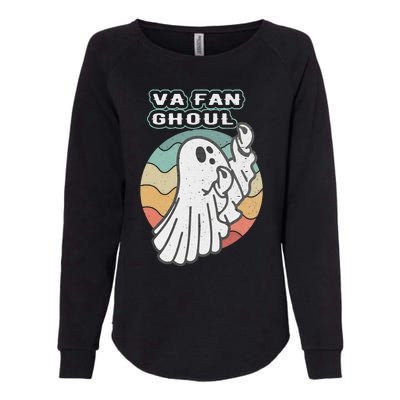 Va Fan Ghoul Funny Ghost Italian Halloween Womens California Wash Sweatshirt