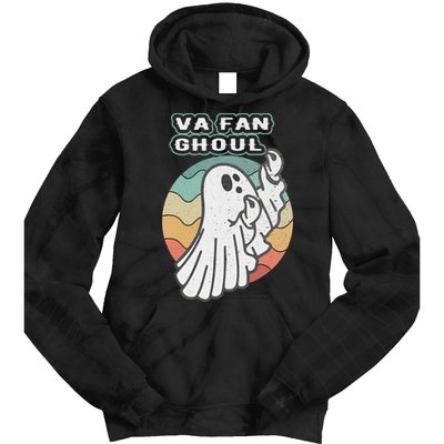 Va Fan Ghoul Funny Ghost Italian Halloween Tie Dye Hoodie