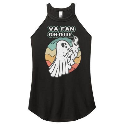 Va Fan Ghoul Funny Ghost Italian Halloween Women’s Perfect Tri Rocker Tank