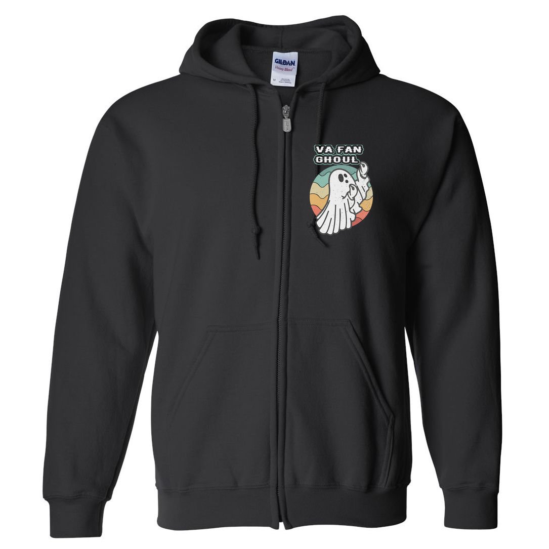 Va Fan Ghoul Funny Ghost Italian Halloween Full Zip Hoodie