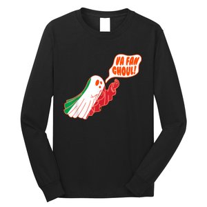 Va Fan Ghoul For Italian Funny Halloween Ghost Long Sleeve Shirt