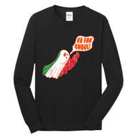 Va Fan Ghoul For Italian Funny Halloween Ghost Tall Long Sleeve T-Shirt