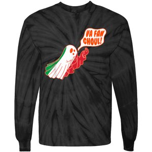 Va Fan Ghoul For Italian Funny Halloween Ghost Tie-Dye Long Sleeve Shirt