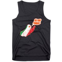 Va Fan Ghoul For Italian Funny Halloween Ghost Tank Top