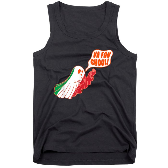 Va Fan Ghoul For Italian Funny Halloween Ghost Tank Top