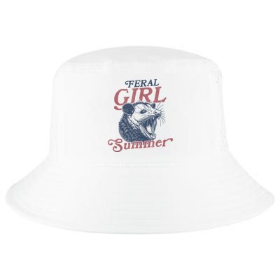 Vintage Feral Girl Summer Opossum Cool Comfort Performance Bucket Hat