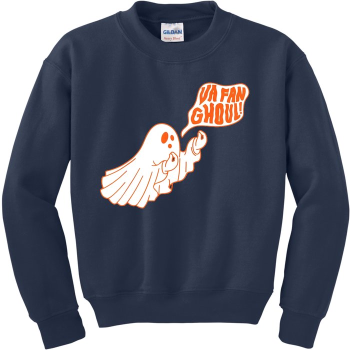 Va Fan Ghoul For Italian Funny Halloween Ghost Kids Sweatshirt