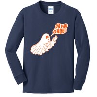 Va Fan Ghoul For Italian Funny Halloween Ghost Kids Long Sleeve Shirt