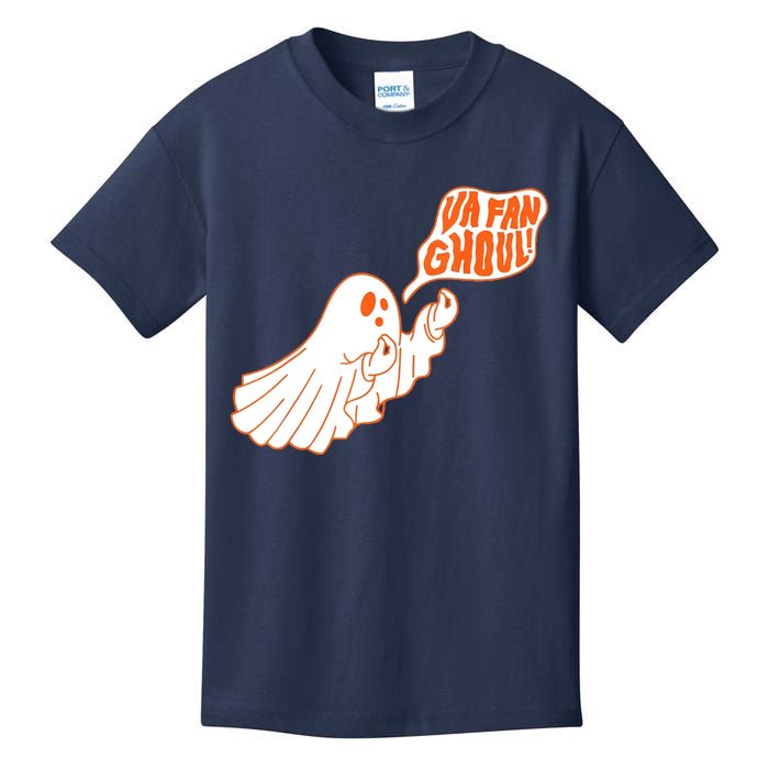 Va Fan Ghoul For Italian Funny Halloween Ghost Kids T-Shirt