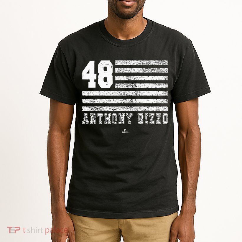 Vintage Flag Gameday Anthony Rizzo New York Tall T-Shirt