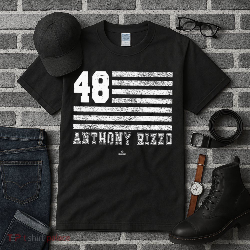Vintage Flag Gameday Anthony Rizzo New York Tall T-Shirt