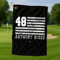 Vintage Flag Gameday Anthony Rizzo New York Golf Towel
