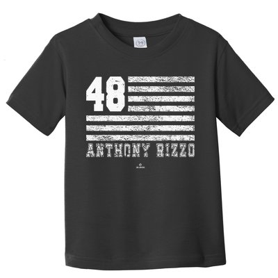Vintage Flag Gameday Anthony Rizzo New York Toddler T-Shirt