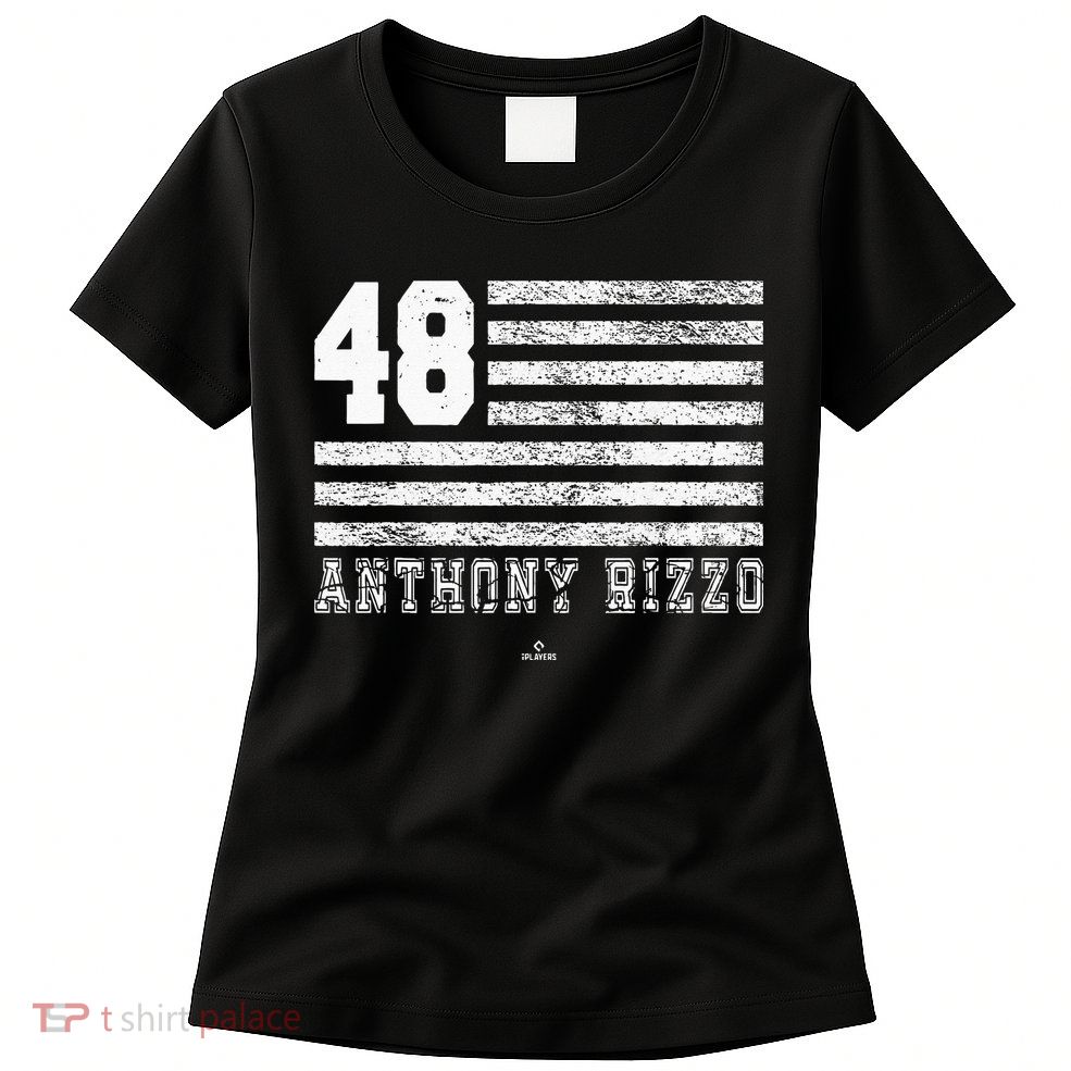 Vintage Flag Gameday Anthony Rizzo New York Womens T-Shirt