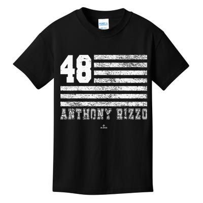 Vintage Flag Gameday Anthony Rizzo New York Kids T-Shirt