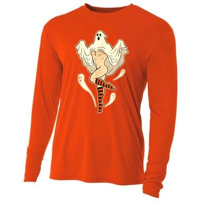 Vintage Funny Gay Halloween Cooling Performance Long Sleeve Crew