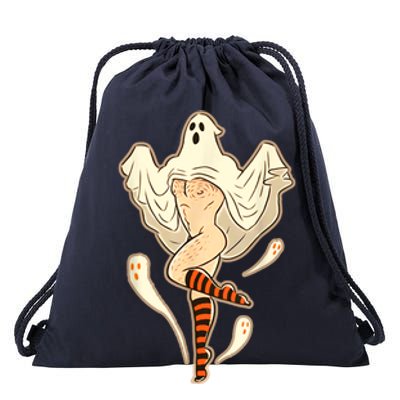 Vintage Funny Gay Halloween Drawstring Bag