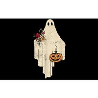 Vintage Floral Ghost Cute Halloween Costume Funny Graphic Bumper Sticker