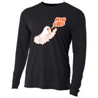 Va Fan Ghoul For Italian Funny Halloween Ghost Cooling Performance Long Sleeve Crew