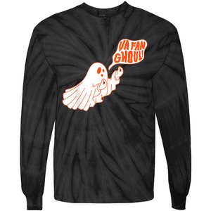 Va Fan Ghoul For Italian Funny Halloween Ghost Tie-Dye Long Sleeve Shirt