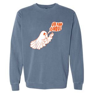 Va Fan Ghoul For Italian Funny Halloween Ghost Garment-Dyed Sweatshirt