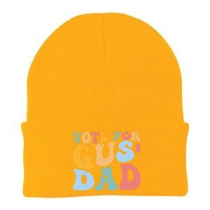 Vote For Gus Dad Team Gus Tim Walz Gus Walz Vp Knit Cap Winter Beanie