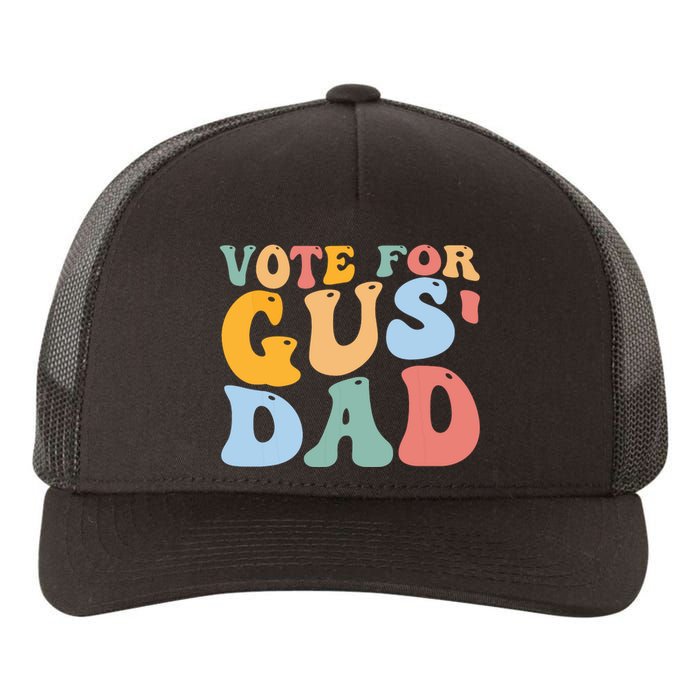 Vote For Gus Dad Team Gus Tim Walz Gus Walz Vp Yupoong Adult 5-Panel Trucker Hat