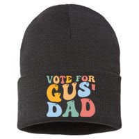 Vote For Gus Dad Team Gus Tim Walz Gus Walz Vp Sustainable Knit Beanie